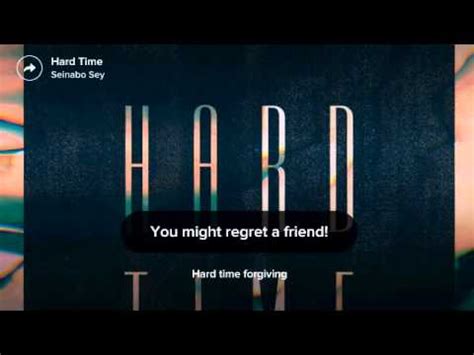 hard time seinabo sey lyrics